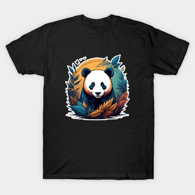 Panda Vibes T-Shirt by Dürer Design